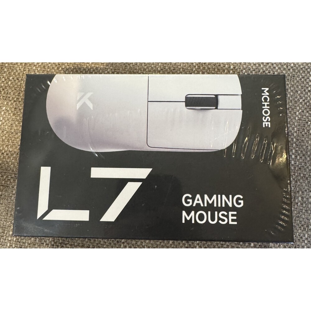 L7 Pro Wireless Gaming Mouse, PAW3395 26K Sensor, Wireless/Wired Dual 8K Polling